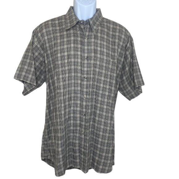 Vintage Hathaway Authentic Men's 100% Cotton Button Down Shirt Casual Sz XL - Picture 1 of 8